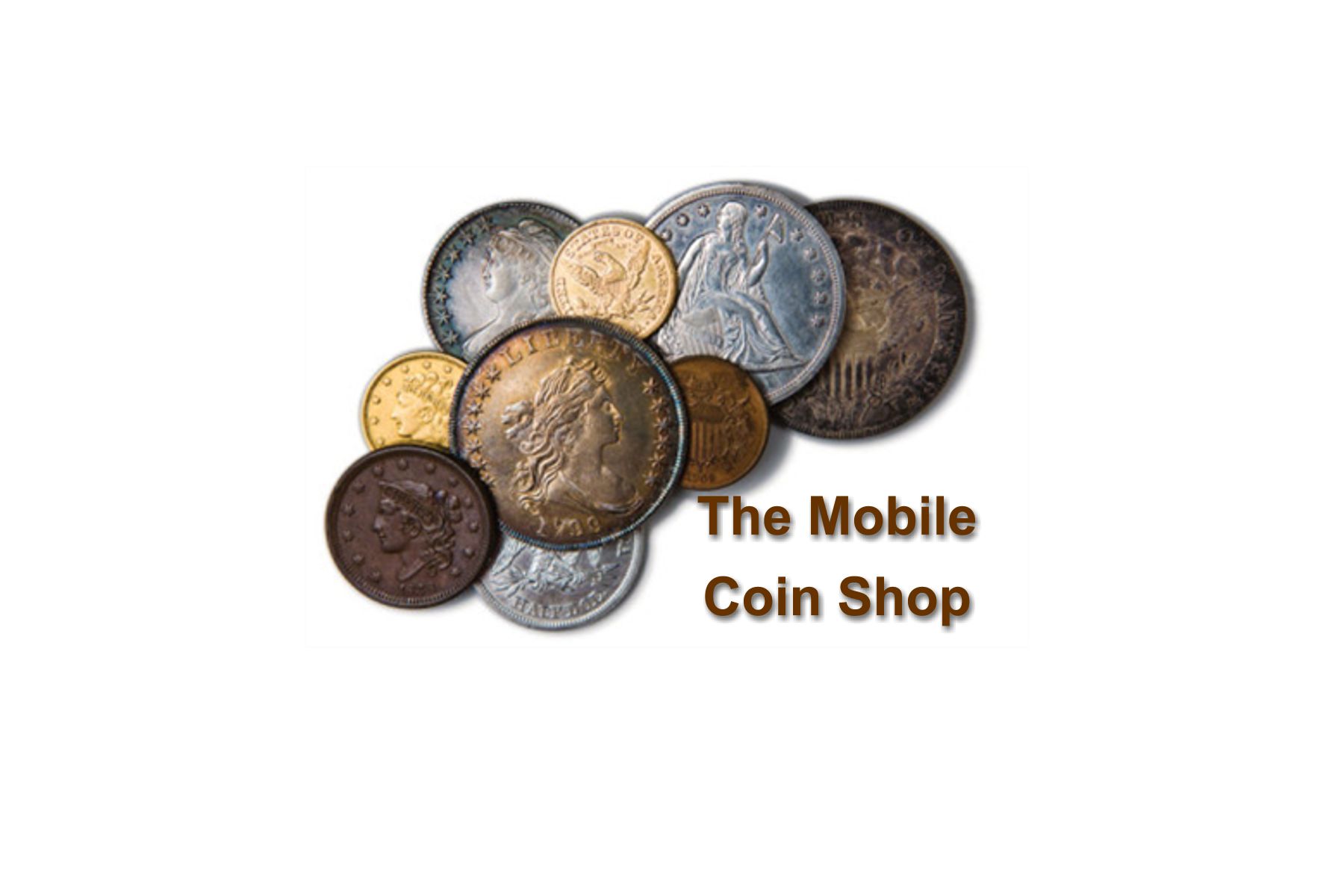 The Mobile Coin Shop logo